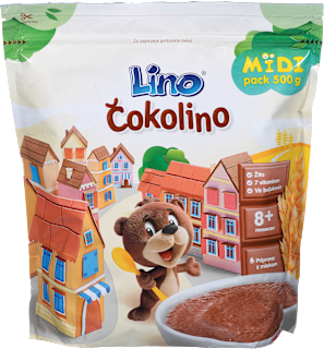 Čokolino MIDI pack - instant pahuljice od žita i čokolade, od 8. meseca Lino