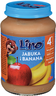 Kašica - jabuka i banana, od 4. meseca  Lino