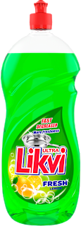 Ultra Fresh deterdežent za pranje posuđa - limun Likvi