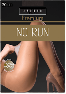 Premium No Run hulahopke, 20 DEN, veličina 3 – 4 – Crna  JADRAN ČARAPE