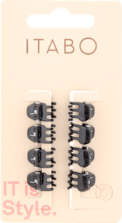 Sitne kopče za kosu – crne ITABO