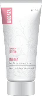 Intima 2in1 gel za intimnu njegu – brijanje i tuširanje  Biobaza