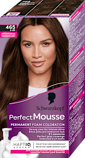 Farba na vlasy - 465 čokoládovo hnedá Schwarzkopf Perfect Mousse