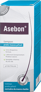 Šampon proti mastnemu prhljaju  Asebon