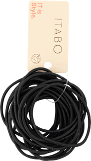 Tanke gumice za kosu – crna boja ITABO