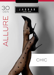 Allure hulahopke Chic, 30 DEN, veličina 2 – 3 – točke   JADRAN ČARAPE