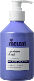 signature blond purple šampon za plavu kosu Melem