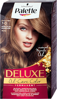 Barva za lase 7-0 Srednje Blond Palette DELUXE
