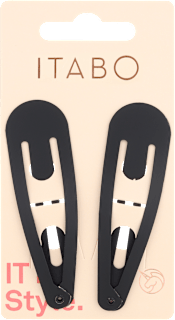Velike špange za kosu – mat crne ITABO