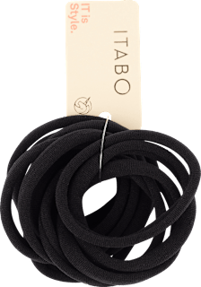 Gumice za kosu – tanke, crne ITABO