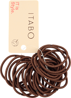 Tanke gumice za kosu – boja kave ITABO
