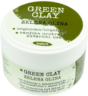 100% RAW zelena glina biofarm
