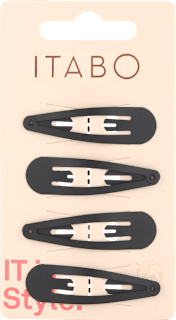 Špangice za kosu – mat crne ITABO