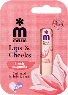 Lips&Cheeks 2in1 fresh magnolia - Balzam za negu usana Melem