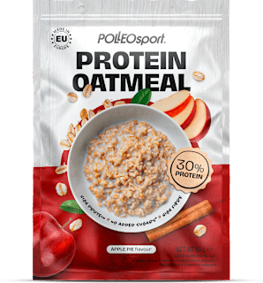 Proteinska zobena kaša – pita od jabuke POLLEOsport