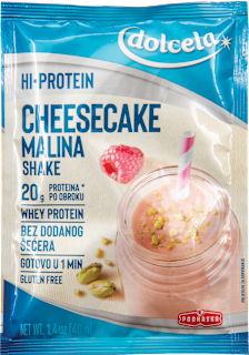 HI-Protein Shake - cheesecake malina  dolcela