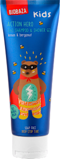 Kids 2 v 1 gel za tuširanje in lase Action Hero Biobaza