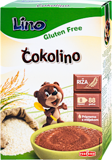 Žitna kašica Čokolino brez glutena  Lino