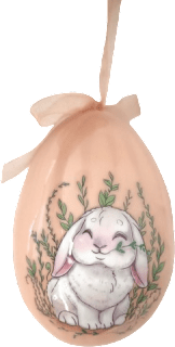 Viseći ukras – jaje, rozo  Ira Commerce