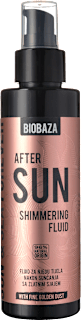 AFTER SUN SHIMMERING FLUID za negu tela nakon sunčanja, sa zlatnim sjajem Biobaza
