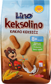 Keksolino kakao keksići, od 8. meseca Lino
