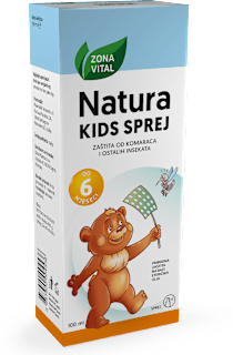 Natura kids repelentni sprej za zaštitu od komaraca ZONA VITAL
