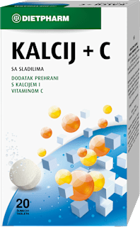Kalcij + C šumeće tablete  DIETPHARM