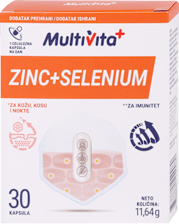 Zink+Selen kapsule  Multivita