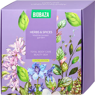 Aromatični darilni set za nego telesa Herbs & Spices Mediterranean garden Biobaza