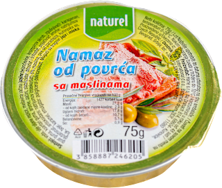 Namaz od povrća - sa maslinama naturel