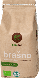 Pšenično glatko bijelo brašno T-550  ekoklas