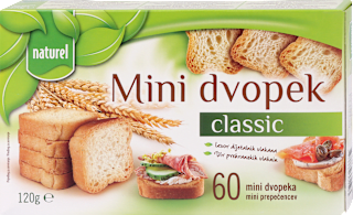 Mini dvopek classic naturel
