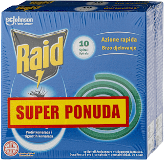 Spirale protiv komaraca Raid