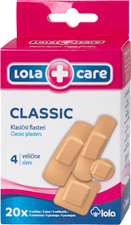 Classic klasični flasteri, 4 vrste lola care
