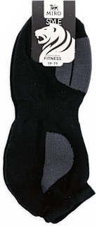 Style Fitness unisex sokna – crna, veličina 40 – 41, 1 par  MIRO