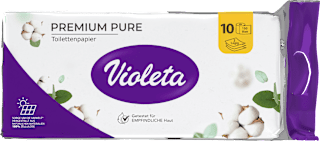 PREMIUM PURE troslojni toaletni papir Violeta