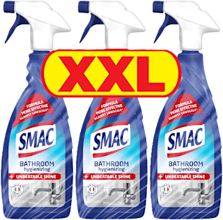 Triopack XXL sredstvo za čišćenje kupaonice u spreju, 3 x 650 ml Smac