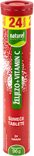 GVOŽĐE + VITAMIN C - ŠUMEĆE TABLETE naturel