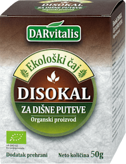 Disokal ekološki čaj za dišne puteve DARvitalis