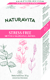 Čaj Stress free, 20 vrećica NATURAVITA