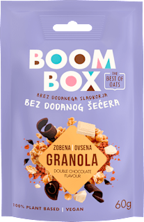 Zobena granola - dupla čokolada BOOM BOX