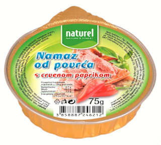 Namaz od povrća - s crvenom paprikom naturel