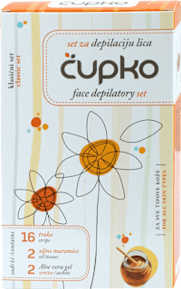 Set za depilaciju lica čupko