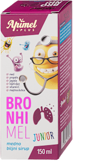 Bronhimel Junior medni biljni sirup Apimel