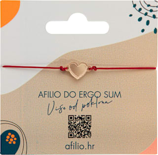 Narukvica – zlatno srčeko PONTES SALUTIS