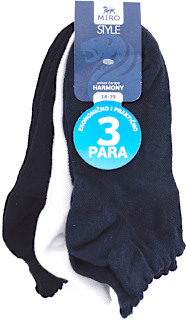 Style Harmony unisex čarapa, veličina 38 – 39, 3 para MIRO