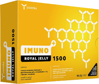 Imuno Royal Jelly ampule, 16 x 25 ml yasenka