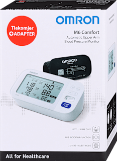M6 comfort s pametnom manžetom + adapter OMRON