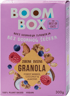 Zobena granola sa šumskim voćem, kokosom i bademom BOOM BOX