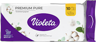 Premium Pure toaletni papir, 3-slojni, 150 listića Violeta